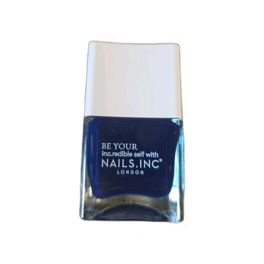 Nails.Inc Be Your Inc.credible Self Nail Varnish In Prince Arthur Road Blue 14ml